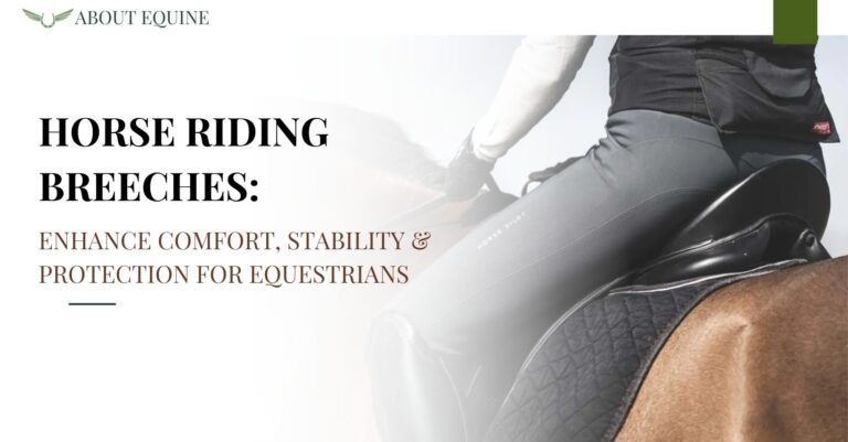 Horse Riding Breeches: Enhance Comfort, Stability & Protection for Equestrians