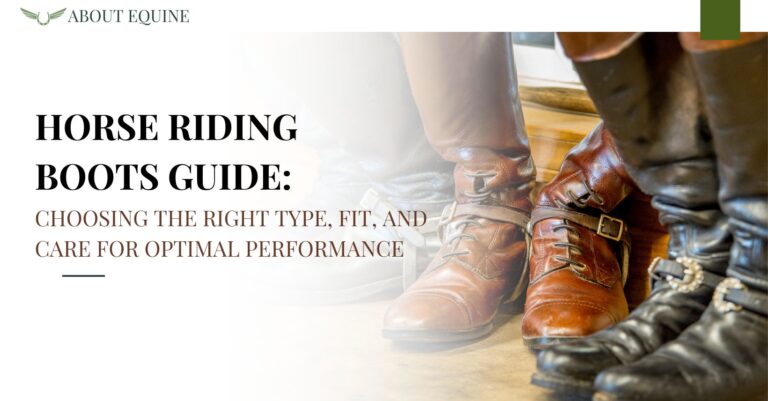 Horse Riding Boots Guide: Choosing the Right Type, Fit, and Care for Optimal Performance